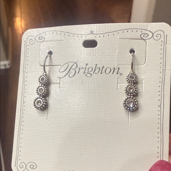 Brighton Jewelry - ♥️🆕 Brighton Twinkle Silver Triple Drop Earrings NWT